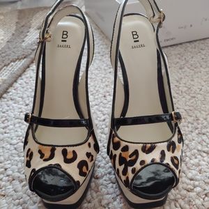 Sling back high heels